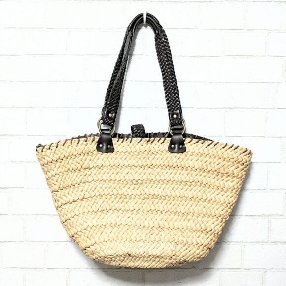 O'NEILL Straw Vacation Beach Carryall Tote Bag - Picture 7 of 9